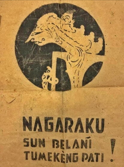 Negaraku sun belani tumekeng pati (Foto: Surya Suryadi)